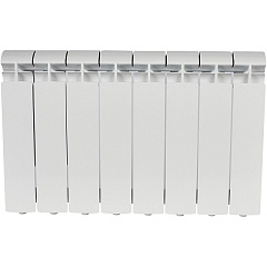 Алюминиевый секционный радиатор отопления Stout Alpha 350 / 8 секций