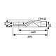 Сифон TECE TECEdrainline низкий, DN40, боковой