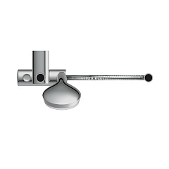 Душевой гарнитур Cersanit VIBE (стойка) 3 режима шланг 150 металл