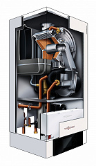 Настенный газовый конденсационный котел отопления одноконтурный Viessmann Vitodens 200-W Vitotronic 100 120 кВт Тип HC1B B2HAK10