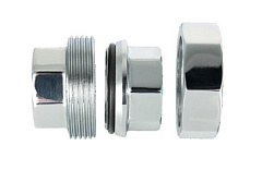 Муфта разъемная VALTEC хромированная латунь, 1 внутренняя