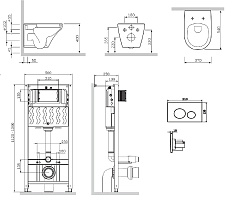 Комплект инсталляции AM.PM Inspire IS49051.501700