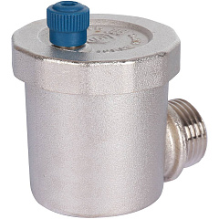 Автоматический воздухоотводчик Stout угловой, вертикальный выпуск 1/2 (SVS-1013-000015)