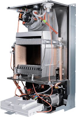 Настенный газовый двухконтурный котел отопления Italtherm CITY CLASS 35 F (WB) белая панель с кнопками (301051B13)