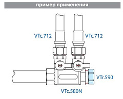 Заглушка резьбовая VALTEC 1/2 внутренняя, никелированная латунь