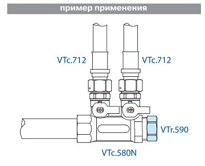 Заглушка резьбовая VALTEC 3/4 внутренняя, никелированная латунь