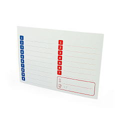 Комплект маркировочных наклеек UNI-FITT Универсальные (2 листа)