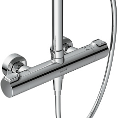 Душевая система Cersanit ODRA (смеситель термостатический) 3 режима шланг 150 PVC