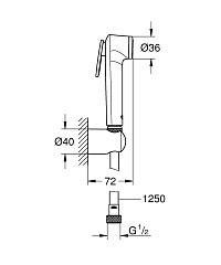 Гигиенический душ Grohe Tempesta-F Trigger Spray 30 27812IL1