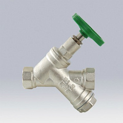 Вентиль VALTEC прямоточный с косым фильтром 1/2