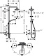 Душевая колонна Hansgrohe Croma Select E 180 2jet 27256400