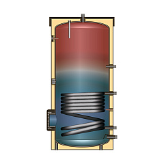 Бойлер косвенного нагрева Huch EnTEC EBS-PU 150 л с изоляцией