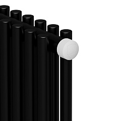 Стальной трубчатый радиатор отопления Royal Thermo Shift R22 VC2180 - 06 секций RAL9005m (черный)