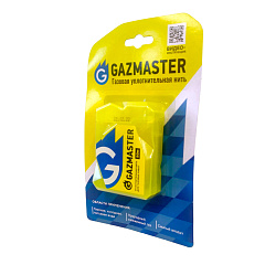 Уплотнительная нить Сантехмастер GAZMASTER газовая 50 метров бокс, блистер
