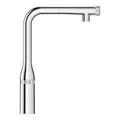 Смеситель для кухни Grohe Essence SmartControl с выдвижным L-образным изливом, хром