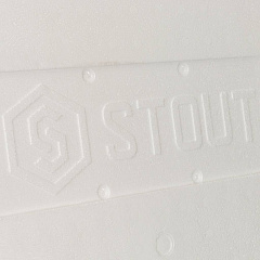 Монтажный мат Stout для теплого пола с бобышками черный 1100х800х20