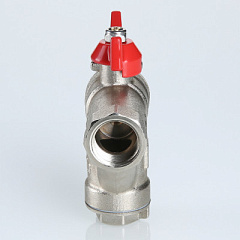 Кран шаровой VALTEC со встроенным прямым фильтром, рукоятка бабочка 3/4 ВВ