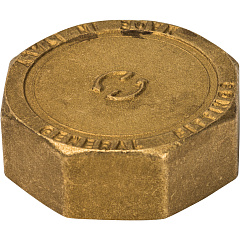 Заглушка Stout внутренняя резьба 1 1/2, латунь