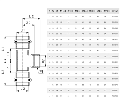 Тройник Viega Prestabo с внутренней резьбой 35 х Rp 1/2 х 35 мм, модель 1117.2