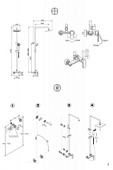 Душевая колонна Bravat Opal F9125183CP-A-RUS