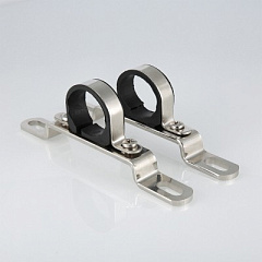 Пара низких кронштейнов VALTEC для коллектора из нержавеющей стали 1 дюйм