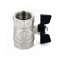 Кран шаровой Bugatti ARIZONA 602 прямой стандартнопроходной, ВВ 1/2, бабочка