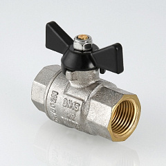 Кран шаровой VALTEC Perfect усиленный 3/4 ВВ, бабочка