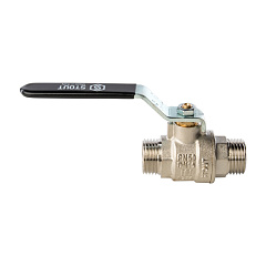 Кран шаровой Stout полнопроходной 1 НН, рычаг