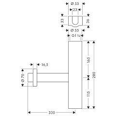 Сифон Hansgrohe Flowstar 52100000