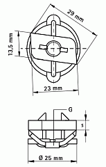 Монтажная гайка Walraven BIS RapidRail М10