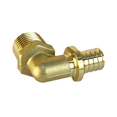 Угольник Valfex надвижной с переходом на НР для труб РЕ-Х и PE-RT 16(2,2) х 1/2 дюйма