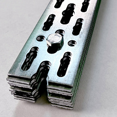 Шина монтажная Sankom (50x3 мм, L=2 м) оцинкованная сталь