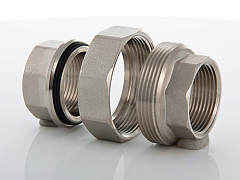 Муфта разъемная VALTEC 1/2 внутренняя, никелированная латунь