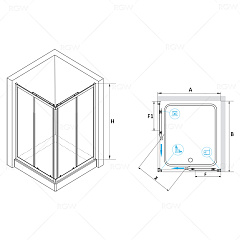 Душевой уголок RGW CL-42