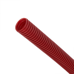 Кожух гофрированный HOOBS d 20 (20 х 25), для труб Dn16, цвет красный