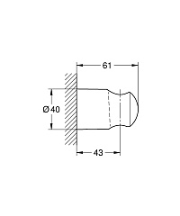Держатель для душевой лейки Grohe Relexa Plus 28605000