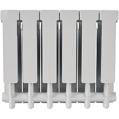 Алюминиевый секционный радиатор отопления Stout Alpha 350 / 6 секций