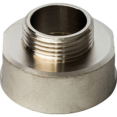 Муфта переходная Stout никелированная 1 1/2 x1 внутренняя-наружная резьба
