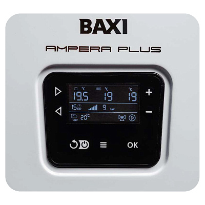 Электрический котёл отопления одноконтурный настенный Baxi Ampera Plus 24 (E8403224--)