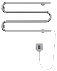 Электрический полотенцесушитель Terminus Электро 25 М-обр 600х350