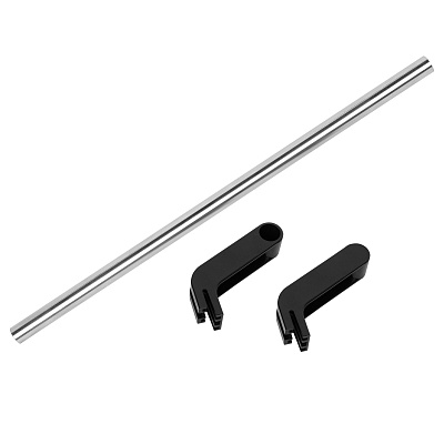 Полотенцедержатель Royal Thermo для радиатора на 6 секций 16х415 мм, черный RT415-03