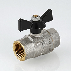 Кран шаровой VALTEC Perfect усиленный 3/4 ВВ, бабочка