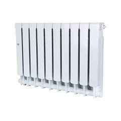 Биметаллический секционный радиатор отопления Stout Space Ventil 500 / 10 секций (нижнее правое)