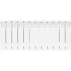 Биметаллический секционный радиатор отопления Stout Space 350 / 12 секций