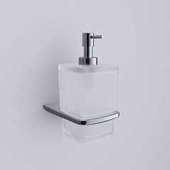 Диспенсер для жидкого мыла AM.PM Inspire 2.0 стеклянный с держателем A50A36900