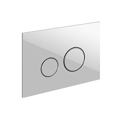 Кнопка смыва Cersanit TWINS для LINK PRO/VECTOR/LINK/HI-TEC стекло белый
