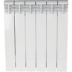 Алюминиевый секционный радиатор отопления Stout Vega 500 / 6 секций