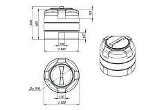 Емкость ЭкоПром T 100 литров