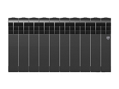 Биметаллический секционный радиатор отопления Royal Thermo Biliner 350 / Noire Sable / 10 секций