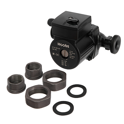 Циркуляционный насос HOOBS CT 25-60S 130мм 100Вт 1х230В 50Гц (без гаек)